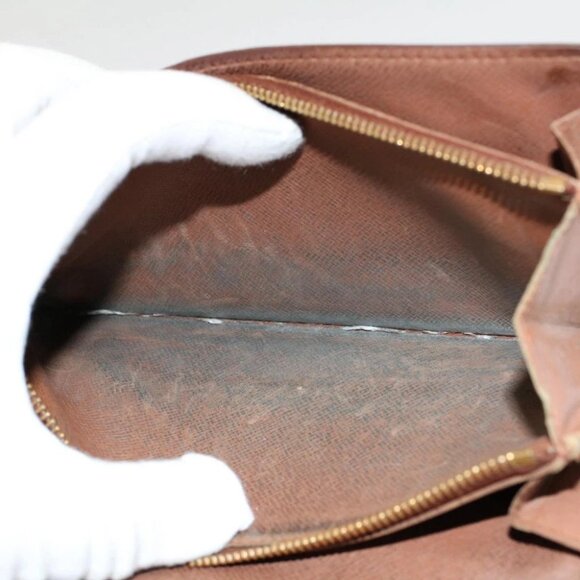 LOUIS VUITTON Monogram Pochette Porte Monnaie Credit Wallet M61725 Auth 53296 - Picture 12 of 16